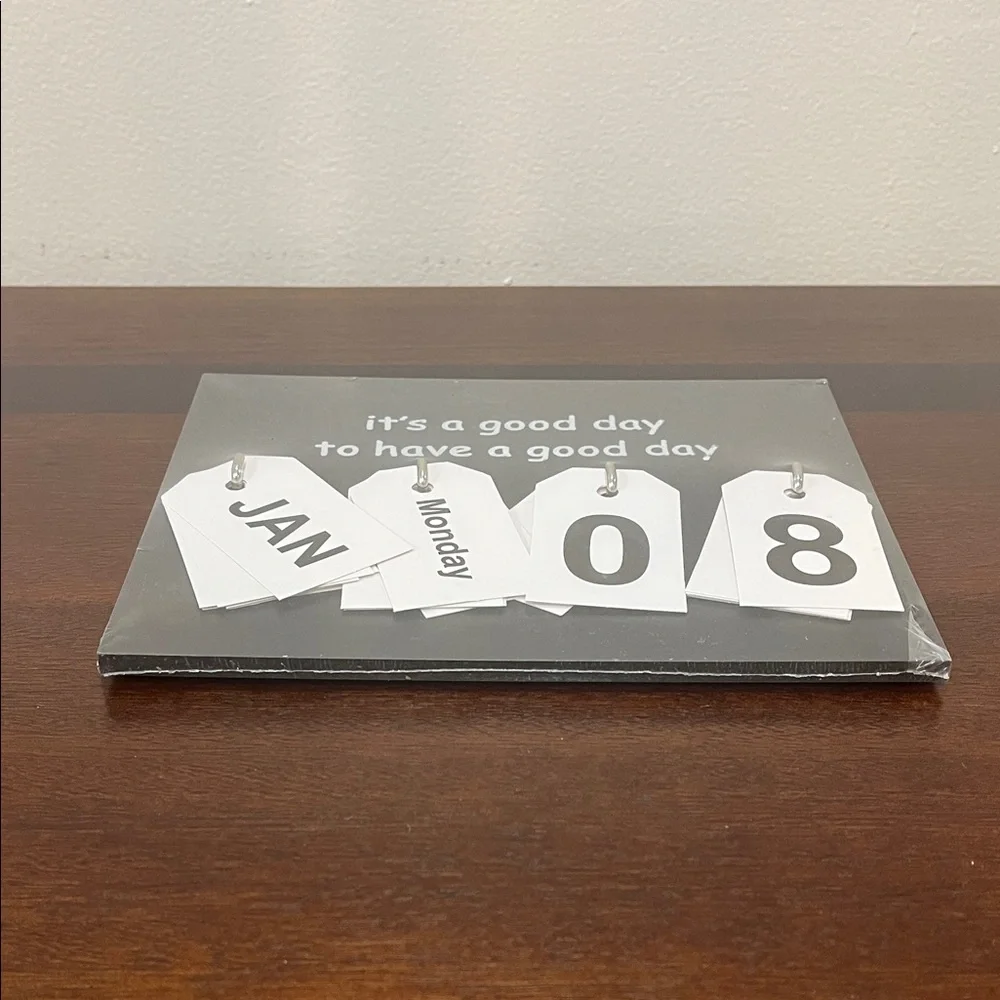 Black and White Perpetual Calendar